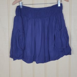 fei by Anthropologie blue short skirt with pockets size M  Color: Blue